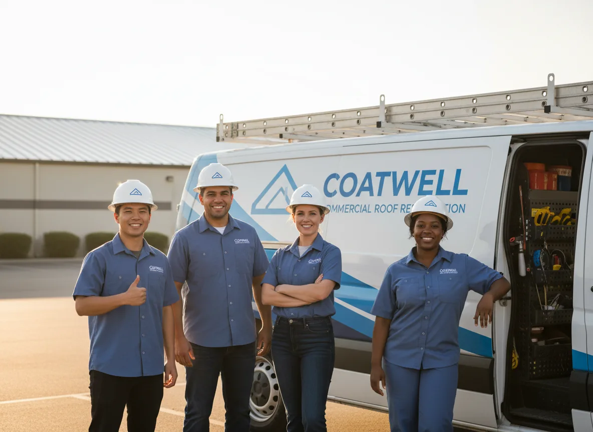 Commercial roof coating company in Matlock, WA